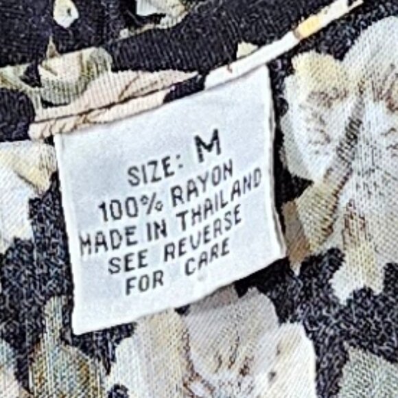 Denim Republic Blouse M Floral Babydoll cut - Picture 4 of 7